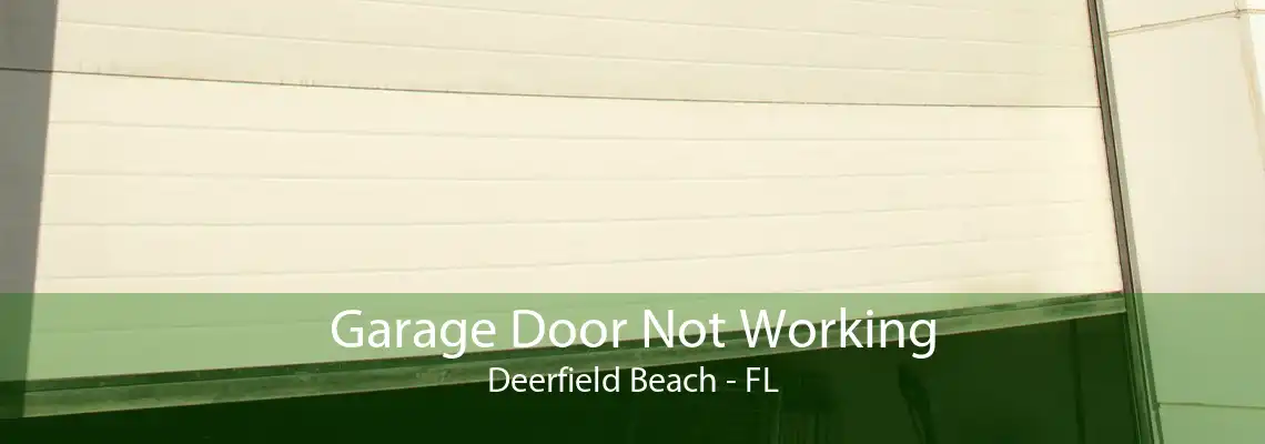 Garage Door Not Working Deerfield Beach - FL