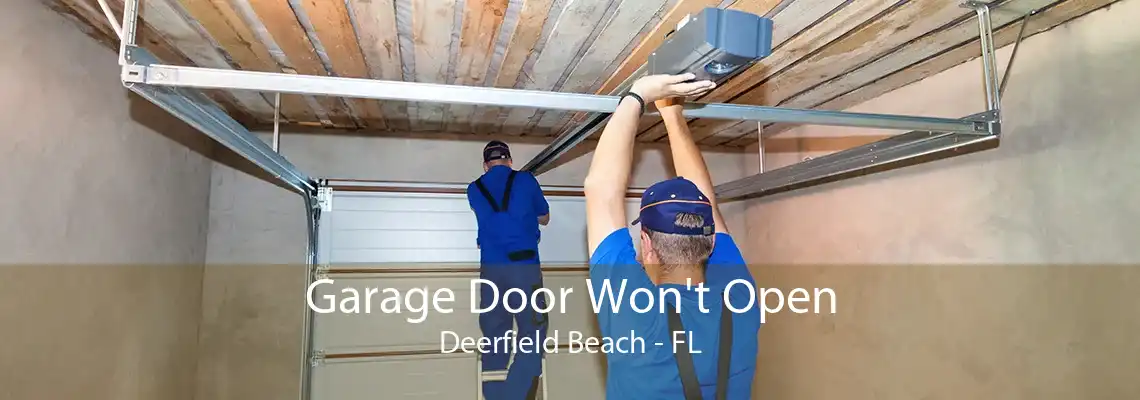 Garage Door Won't Open Deerfield Beach - FL